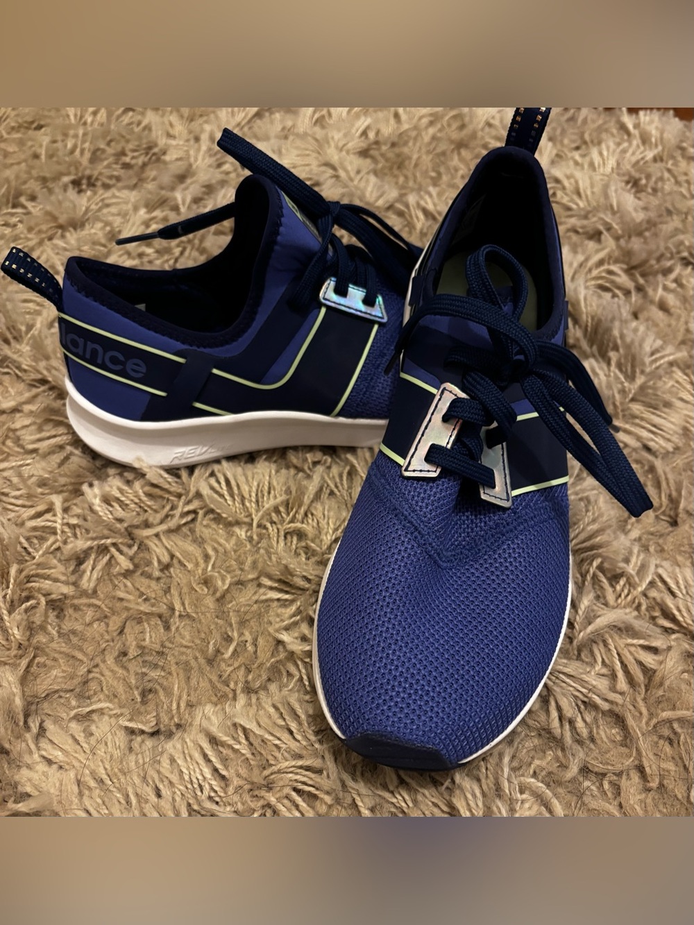 Women’s New Balance Sneakers with Lime Accent
